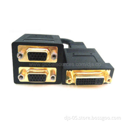 Gold-plated DVI Cable Assemblies with Digital Visual Interface